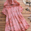 Tie-dyed Hooded Casual Blouse - Image 2