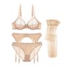 Transparent Ultra-thin Solid Lingerie Bra set - Image 4