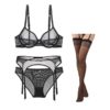 Transparent Ultra-thin Underwear Bra set - Image 2