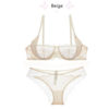 Transparent comfort girl underwear bra set - Image 5