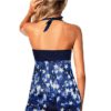 V Neck American Flag Printed Tankini - Image 2