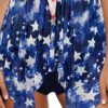 V Neck American Flag Printed Tankini - Image 4