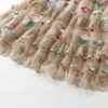 Vintage Flower Embroidery Midi Dress - Image 6