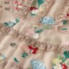 Vintage Flower Embroidery Midi Dress - Image 4