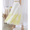 luxury Embroidery Applique High Waist Maxi Skirt - Image 2