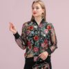Applique Beading Embroidery Vintage Jacket - Image 4