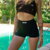 Bodycon Gym Ribbed High Waist Booty Shorts - Image 10