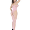 Bridal Lingerie Lace Crotchless Strappy Sexy Hosiery Bodystocking - Image 11
