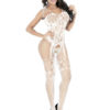 Bridal Lingerie Lace Crotchless Strappy Sexy Hosiery Bodystocking - Image 13