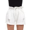 Casual Crimping Denim Holes Ripped Pockets Jeans Shorts - Image 5