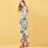 Casual Drawstring Floral Print Sexy Rompers - Image 5