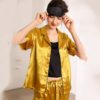 Casual Satin Soft Faux Silk Sleepwear Sets - Image 7