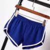 Casual Solid Elastic Waist Loose Shorts - Image 4