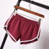 Casual Solid Elastic Waist Loose Shorts - Image 5