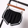 Casual Solid Elastic Waist Loose Shorts - Image 6