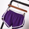 Casual Solid Elastic Waist Loose Shorts - Image 7