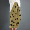 Cotton Polka Dot Elastic Waist Pockets Pants - Image 8