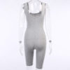Elastic Hight Fitness low-neck Skinny Jumpsuits - Image 7