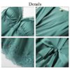 Elegant Shorts Faux Silk Nightdress 4 Pieces - Image 5
