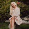 Elegant Buttons Long Sleeve Shirt Dress - Image 5