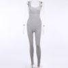 Fitness Sportswear Sleeveless Casual One Pieces Suit - Image 9