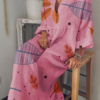 Floral Print Pleated Layered Maxi Dresses