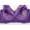 Full Coverage Jacquard Non Padded Lace Sheer Underwire Bra - Image 10