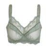 Full Coverage Jacquard Non Padded Lace Sheer Underwire Bra - Image 7