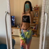 Glitter Diamond Off Shoulder Camis Cropped Top - Image 9