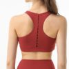 Hollow Out Shockproof Cropped Yoga Tank - Image 4