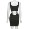 Hollow Out Sleeveless Crop Top Mini Skirt - Image 10