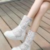 Lace Boots  Daily Casual Wedge Shoes - Image 2