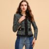 Long Sleeve Button Stylish Weaving Coats Tops - Image 2
