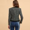 Long Sleeve Button Stylish Weaving Coats Tops - Image 5