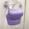 New Elegant Satin Straps Crop Vest Tops - Image 5