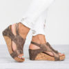 Open Toed and Heeled Sandals - Texture Soles - Image 3