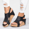Open Toed and Heeled Sandals - Texture Soles - Image 4