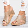 Open Toed and Heeled Sandals - Texture Soles - Image 5