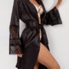 Pajamas Sleepwear Lace Long Sleeves Polyester Lingerie - Image 4