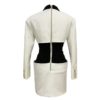 Patchwork Pocket Fashion Long Sleeve Bodycon Dress - Image 3