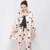 Polka Dot Long Sleeve Nightwear 3 PCS Sets