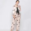 Polka Dot Long Sleeve Nightwear 3 PCS Sets - Image 2