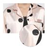 Polka Dot Long Sleeve Nightwear 3 PCS Sets - Image 4