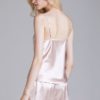 Satin Spaghetti Straps Fruits Embroidery Backless Pajamas - Image 5