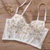 Sexy Adjustable Straps Embroidered Bra And Panty Sets - Image 5