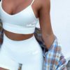 Sexy Bodycon Crop Top Shorts 2 Pieces - Image 12
