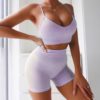 Sexy Bodycon Crop Top Shorts 2 Pieces - Image 13