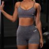 Sexy Bodycon Crop Top Shorts 2 Pieces - Image 16