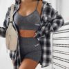 Sexy Bodycon Crop Top Shorts 2 Pieces - Image 17