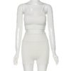 Sexy Bodycon Crop Top Shorts 2 Pieces - Image 4